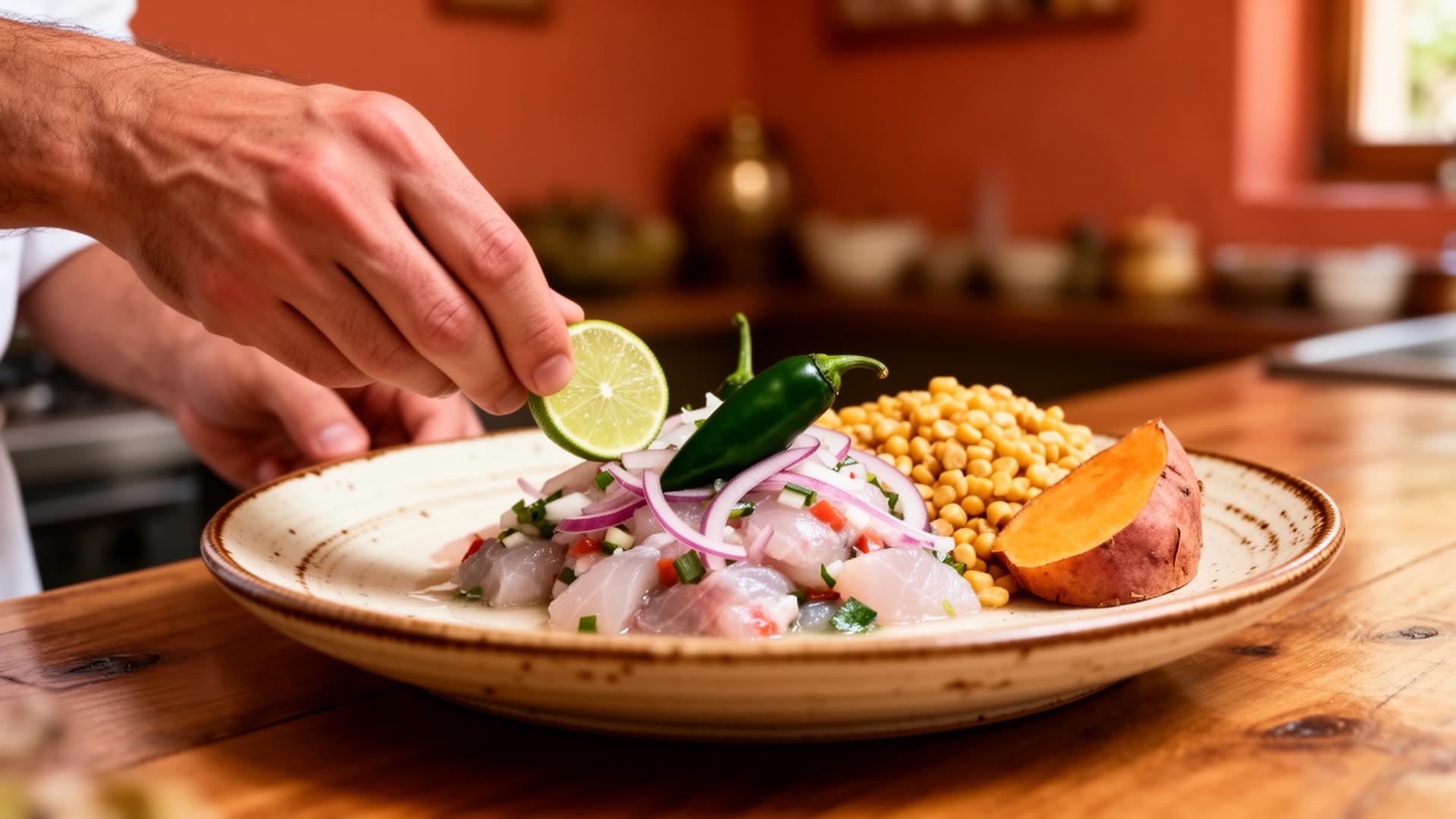 Gastronomía peruana — ceviche tradicional